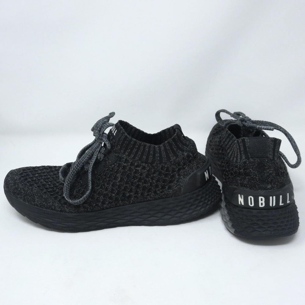 NOBULL Black Ivy Knit Runner Mens Size 8 or Womens 9.5 Running Shoes